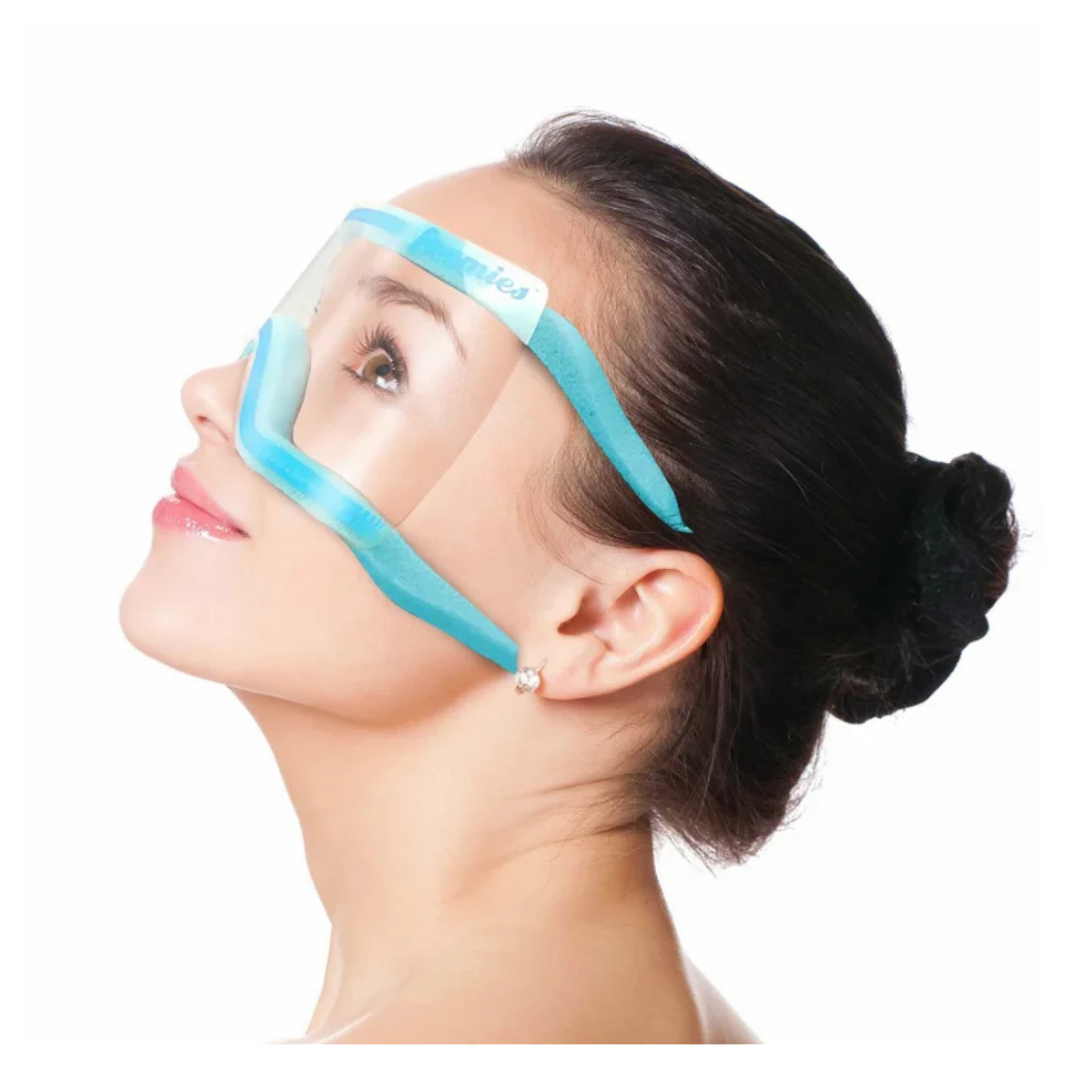 Dukal Foamies Disposable Protective Eyewear, Clear Lens, Medium, 50/Box