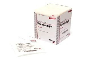 Non-Woven Gauze Sponges, 3x3 inch, 4-Ply, Non-Sterile, 4000/Case