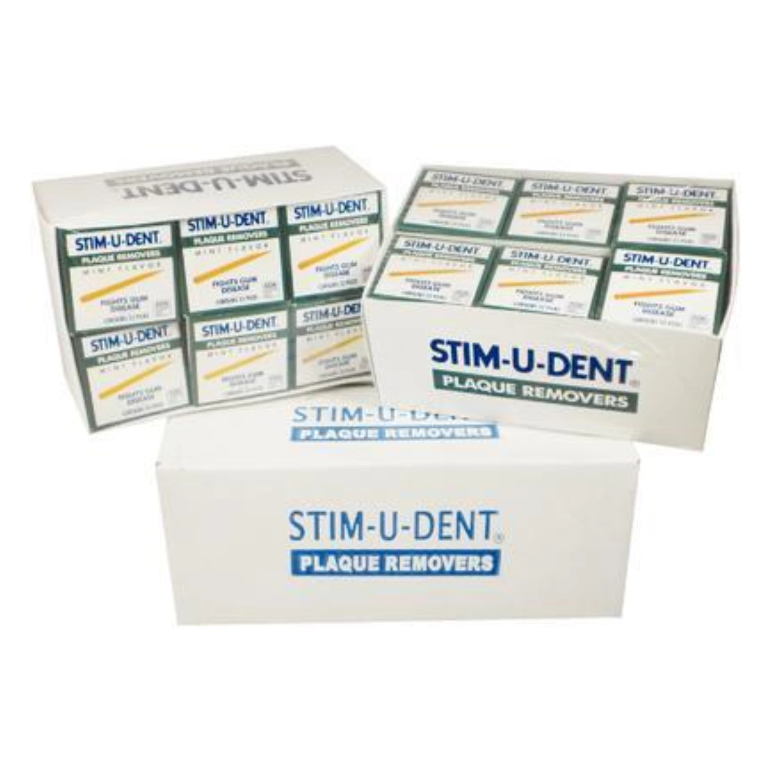 Stim-U-Dent Interdental Cleaners, Original, Patient Packs, 25/Pkg, 144/Bx