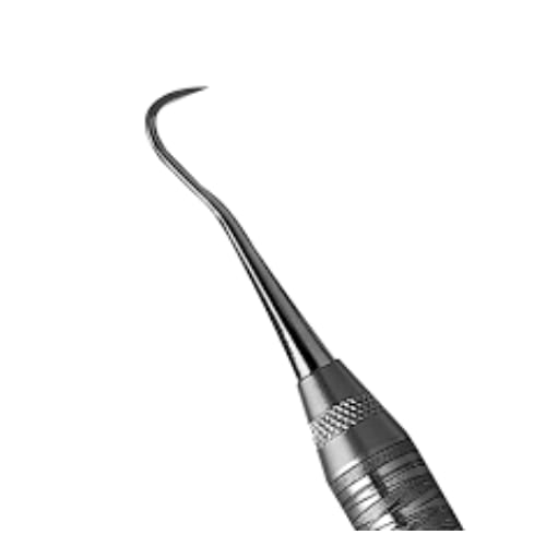 Hu-Friedy Band Pusher/Scaler #6 Satin Steel Handle, Double End, Dull Scaler, 678-906