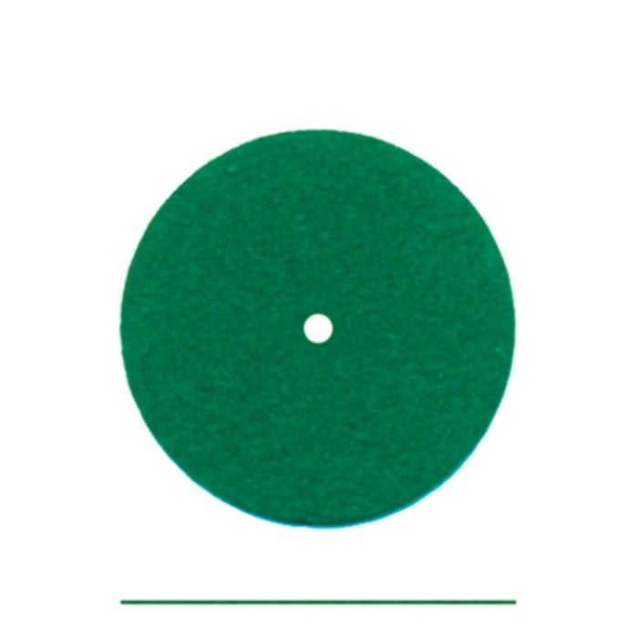 Dedeco Wafer Thin Double-Sided Separating Discs, 7/8" x 0.015", Green, 100/Box