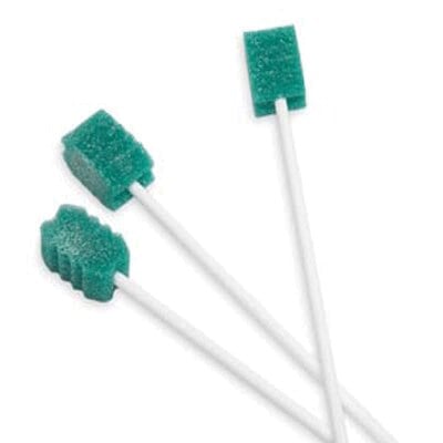 DENTASWAB Disposable Oral Care Swabs with Dentifrice, Mint Flavor, Non-Sterile, 250/Box