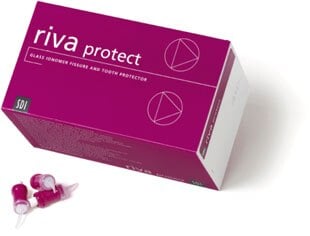 Riva Protect Glass Ionomer Pit & Fissure Sealant Capsules, Regular Set, White, 50/Box, 8690000