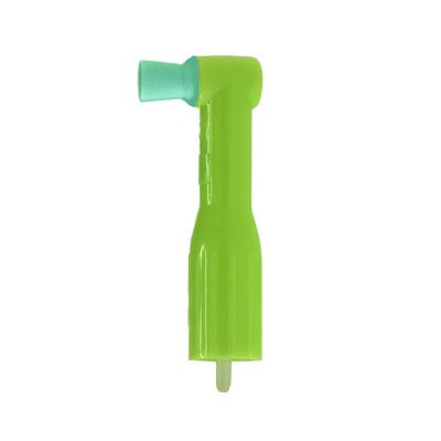 BeeSure 90° Right Disposable Prophy Angle, Soft Green, Latex-Free, Individually Wrapped, 100/Box