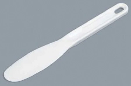 Alginate Spatula RubyRed, Plastic Broad Blade, 7-1/2"
