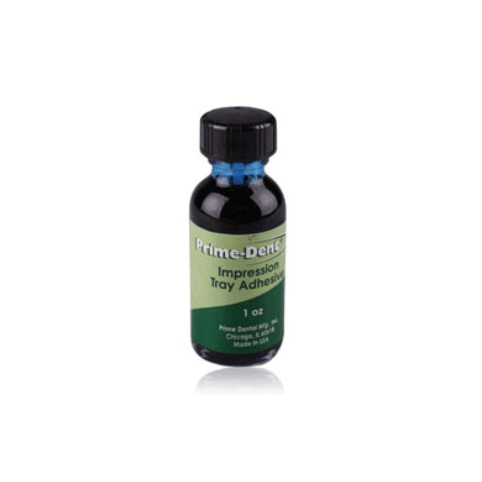 Alginate Tray Adhesive, 1 oz Bottle with Brush Cap, Blue