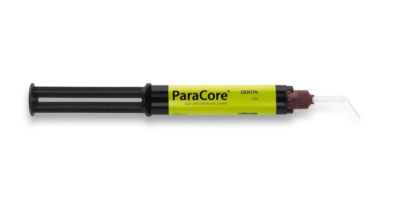 Coltene ParaCore Refill Syringe, 5 mL, Dentin Shade, 2 Syringes per Box