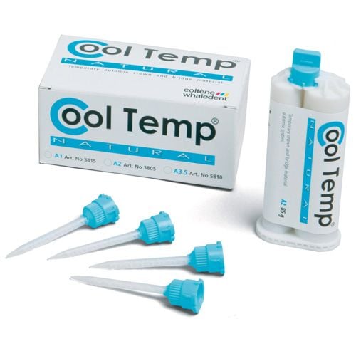 Cool Temp Natural Refill A3.5, Automix Bisacrylic Temporary Crown & Bridge Material, 50g Cartridge, C5810