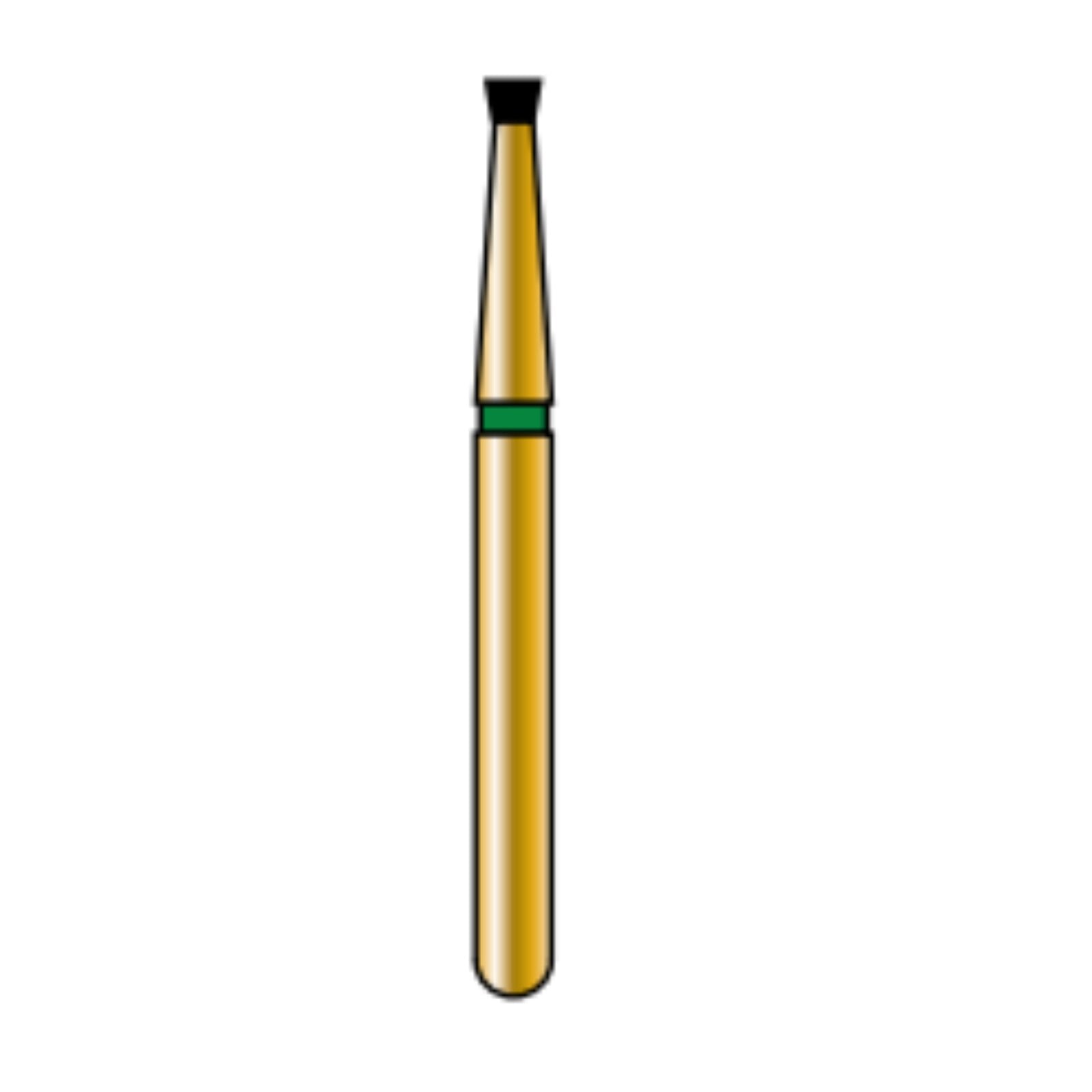 Alpen® Multi Use Diamond Bur FG, Inverted Cone, Coarse, Blue Ring, #805, 1.2 mm Diameter, 0.9 mm Length, 5/Pkg (805-314-012-0.90-C)