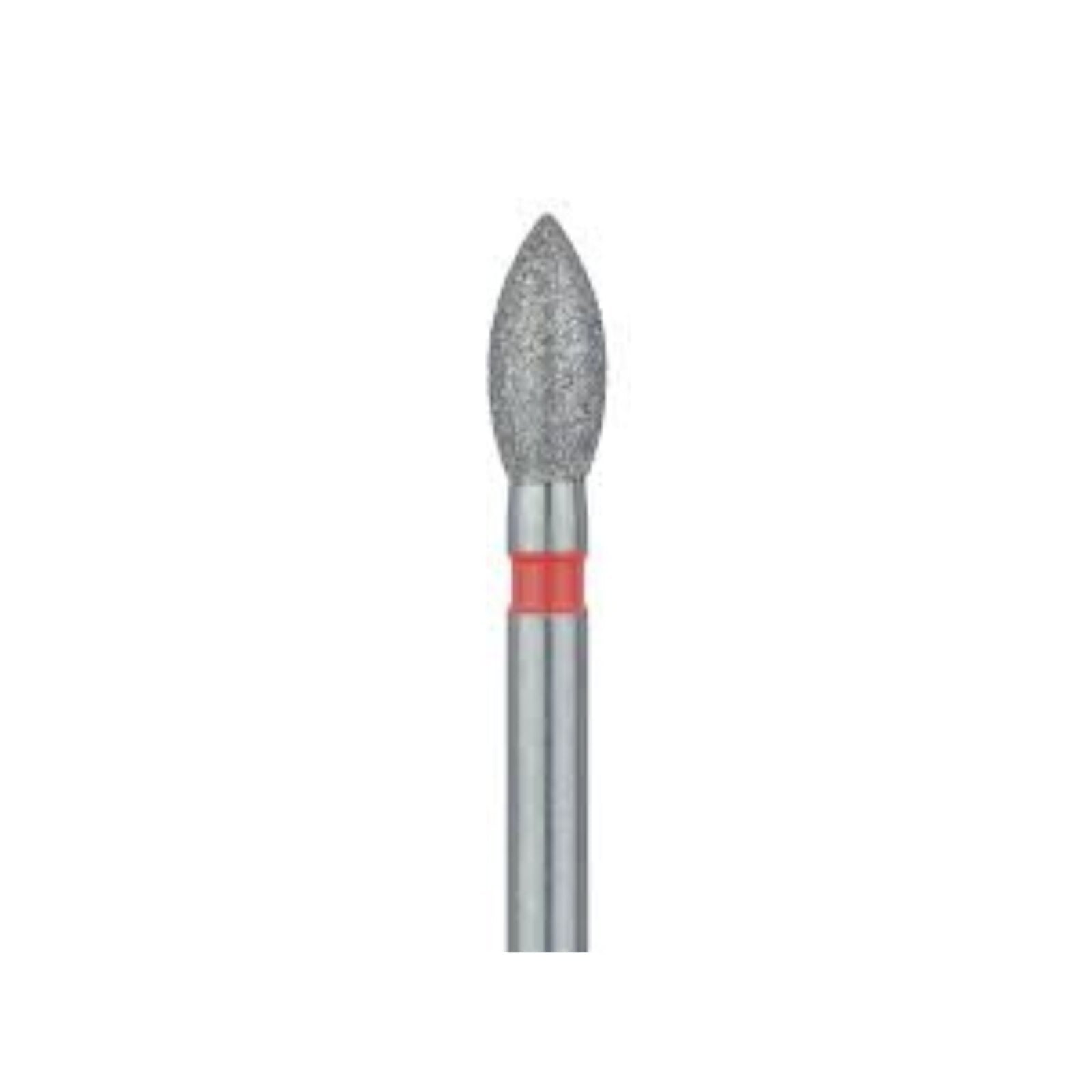 Meisinger Multi-Use Diamond Burs, RA, Pointed Football, # 830F, 2.3 mm, Fine, Red, 5/Pk, 830F-023-RA