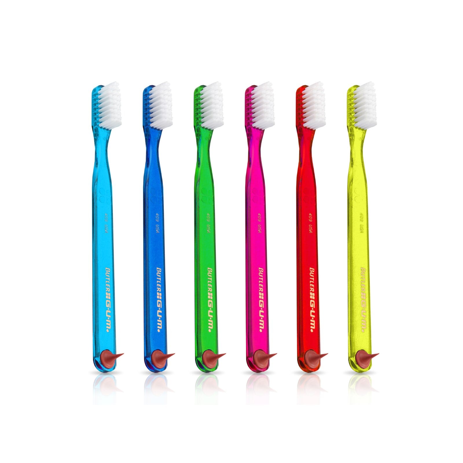GUM Butler Adult Classic Toothbrush, Soft, Compact Head, 12/Pk