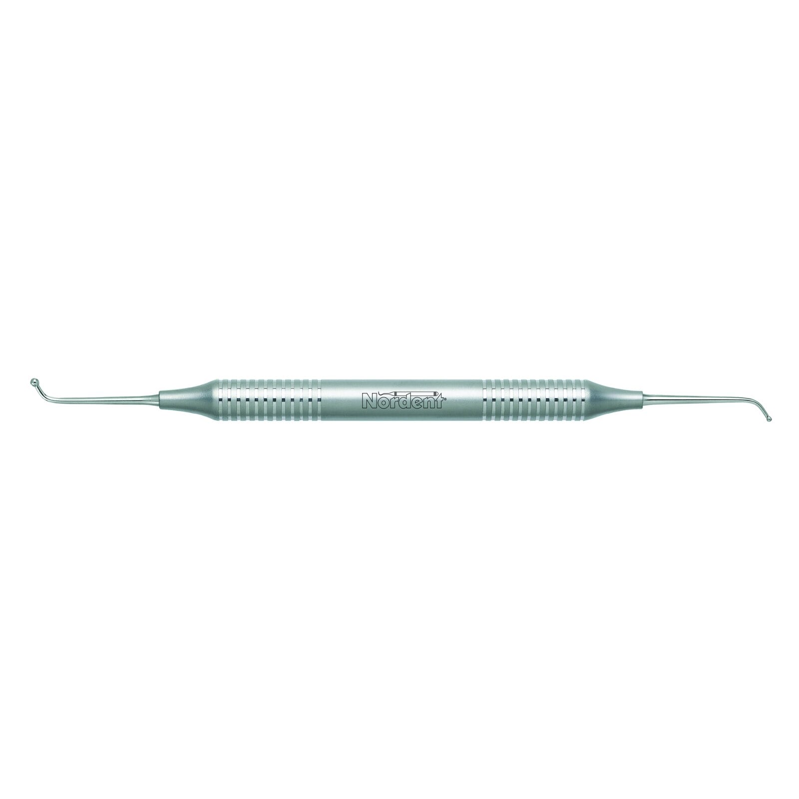 Nordent Burnisher #4 Large Ball/#2 Small Ball, Double End, DuraLite® Round Handle, BR42