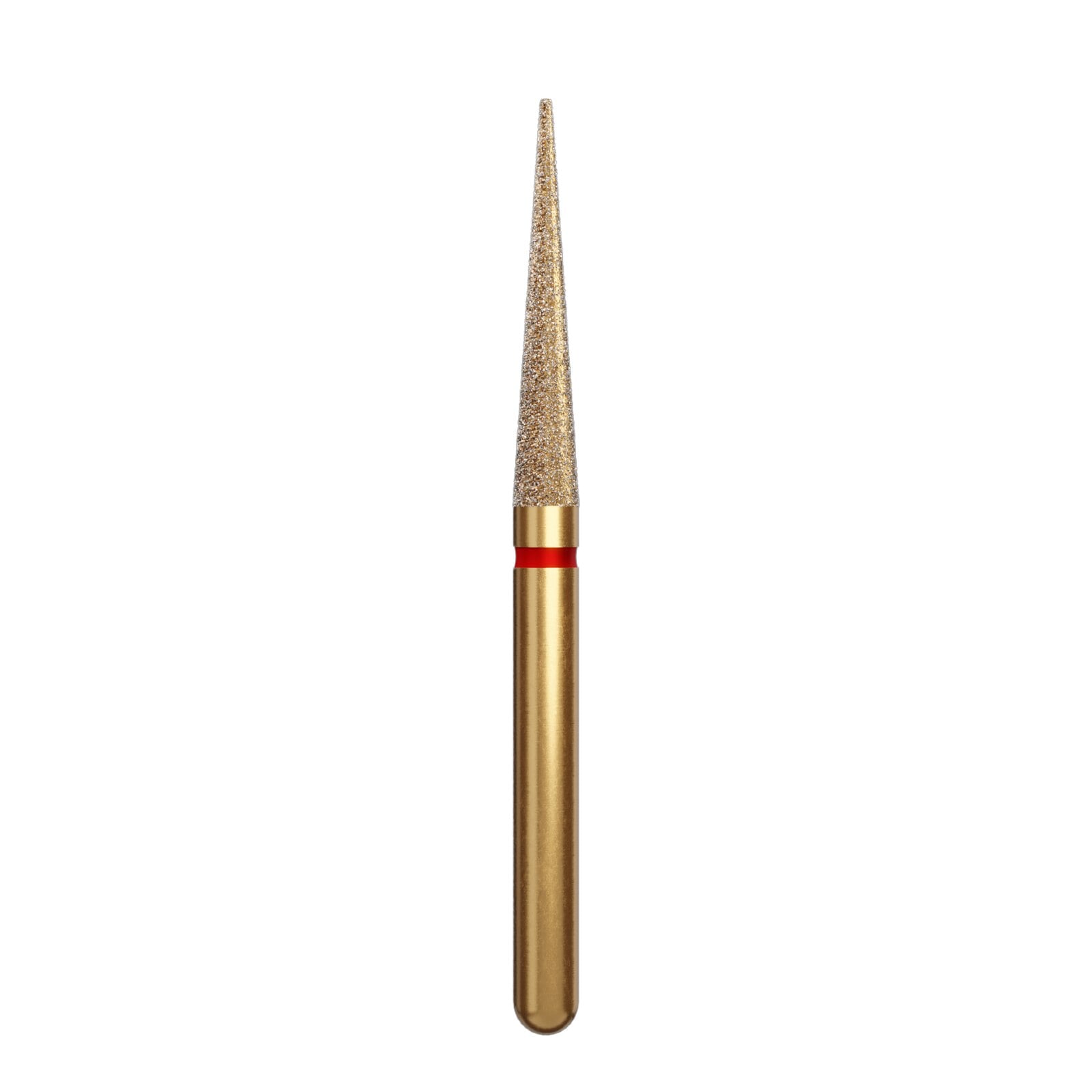 Alpen Multi-Use Diamond FG #859 Needle 1.8mm Fine Grit, Red Ring, Package of 5