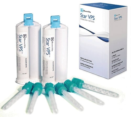 Start VPS Clear Bite Bite Registration Material, Regular Set, 50 mL Cartridges, 4/Pk, 80015-01
