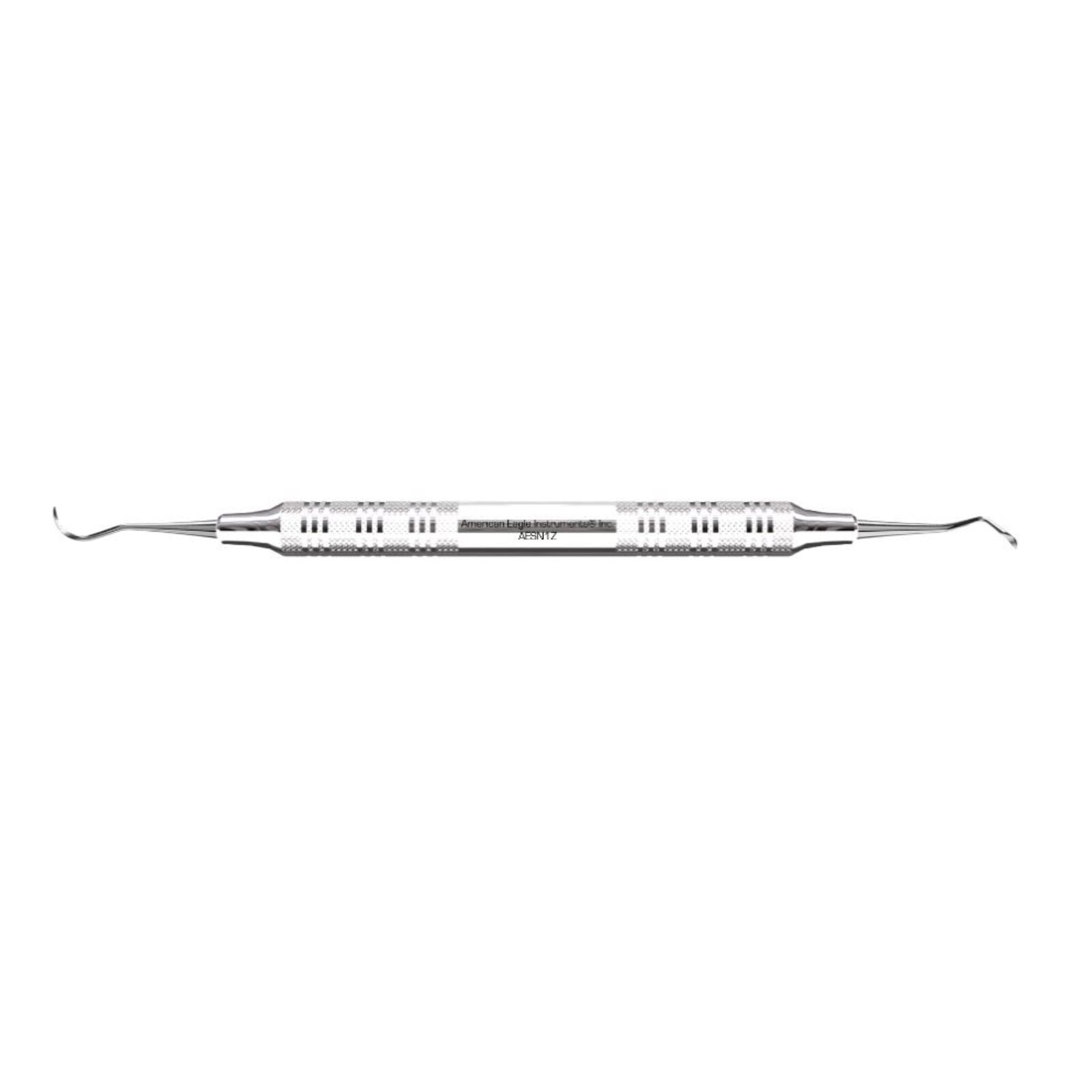 American Eagle N1 (3/8) Stainless Steel Double-End Scaler, EagleLite Handle, AESN1Z