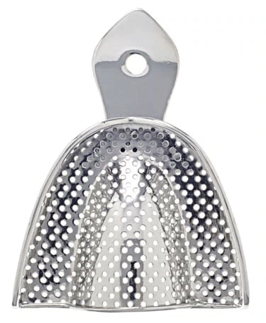 Bosworth SS Edentulous Impression Tray #3, Upper Solid, Medium, 0921433