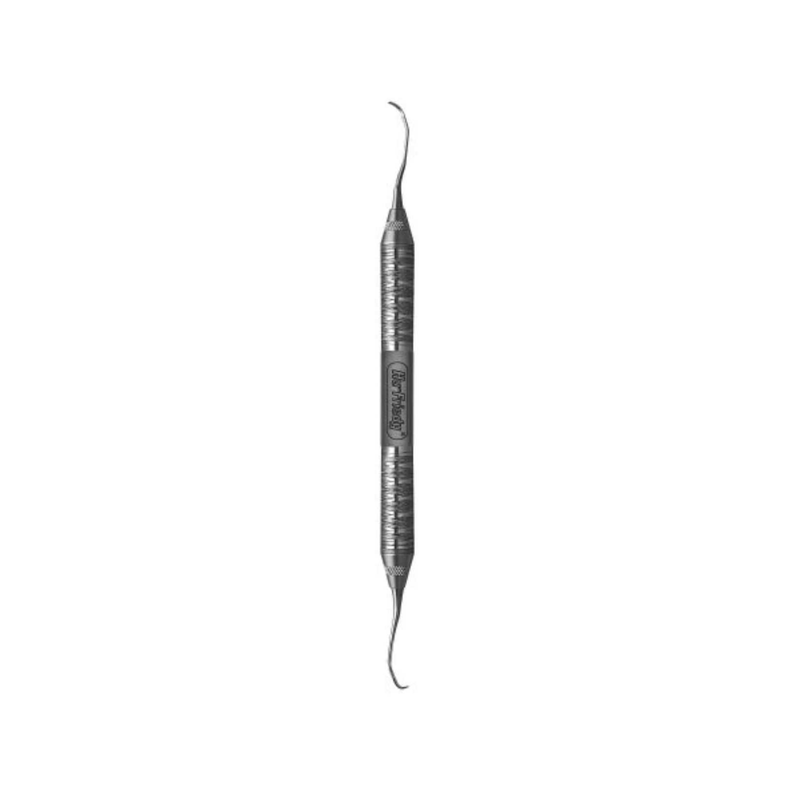 Hu-Friedy Langer Mini Five Curette 1/2, #6 Satin Steel Handle, Double-Ended, SL1/2MF6