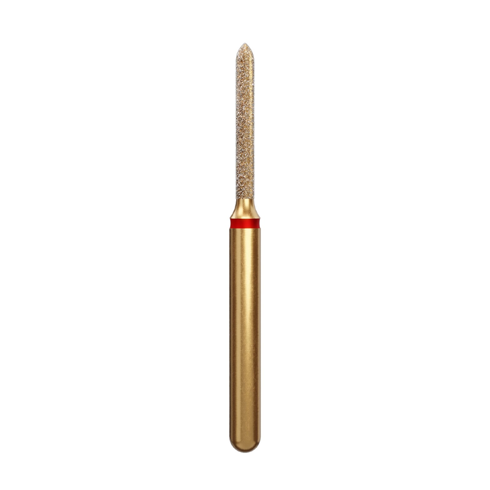 Alpen FG #878.012 Fine Grit, Beveled Cylinder Diamond Bur, 5/Pk