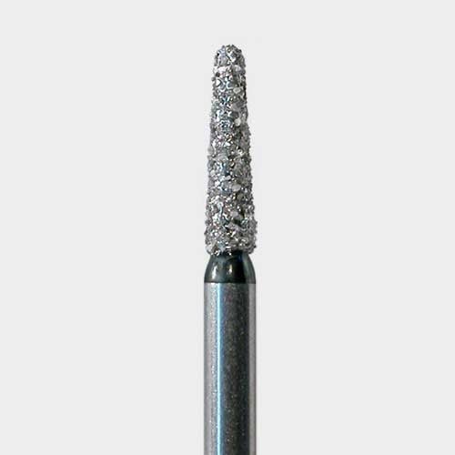 Microcopy Neo Diamonds FG SS 1114.6C Round End Taper Diamond Bur, 25/PK