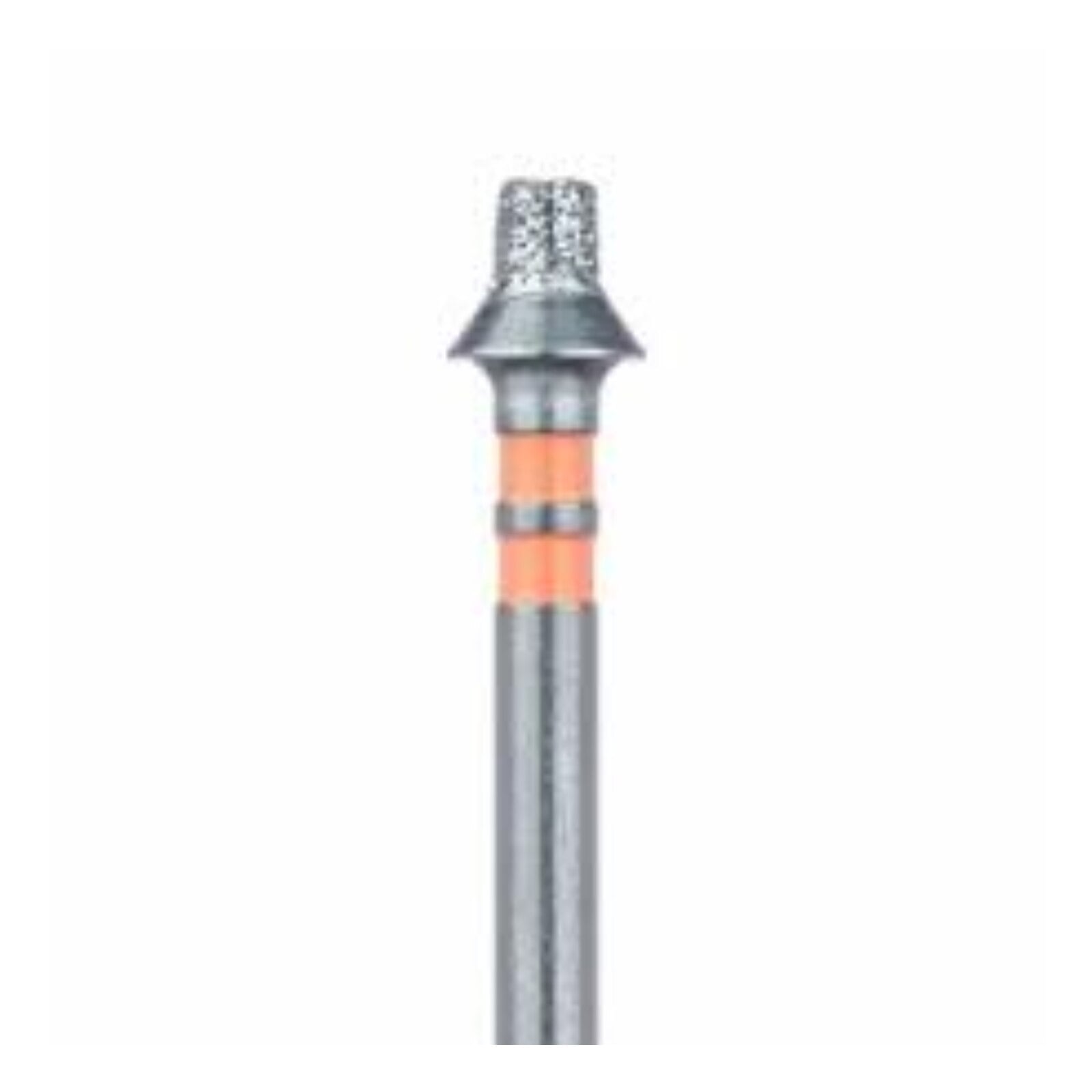 Meisinger Occlusal Reduction Diamond Bur FG 828TO-017-FG, Tapered, Orange, 5/Pk