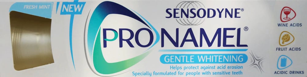 Sensodyne ProNamel Fresh Breath Toothpaste, 4 oz Tubes, 12/Case