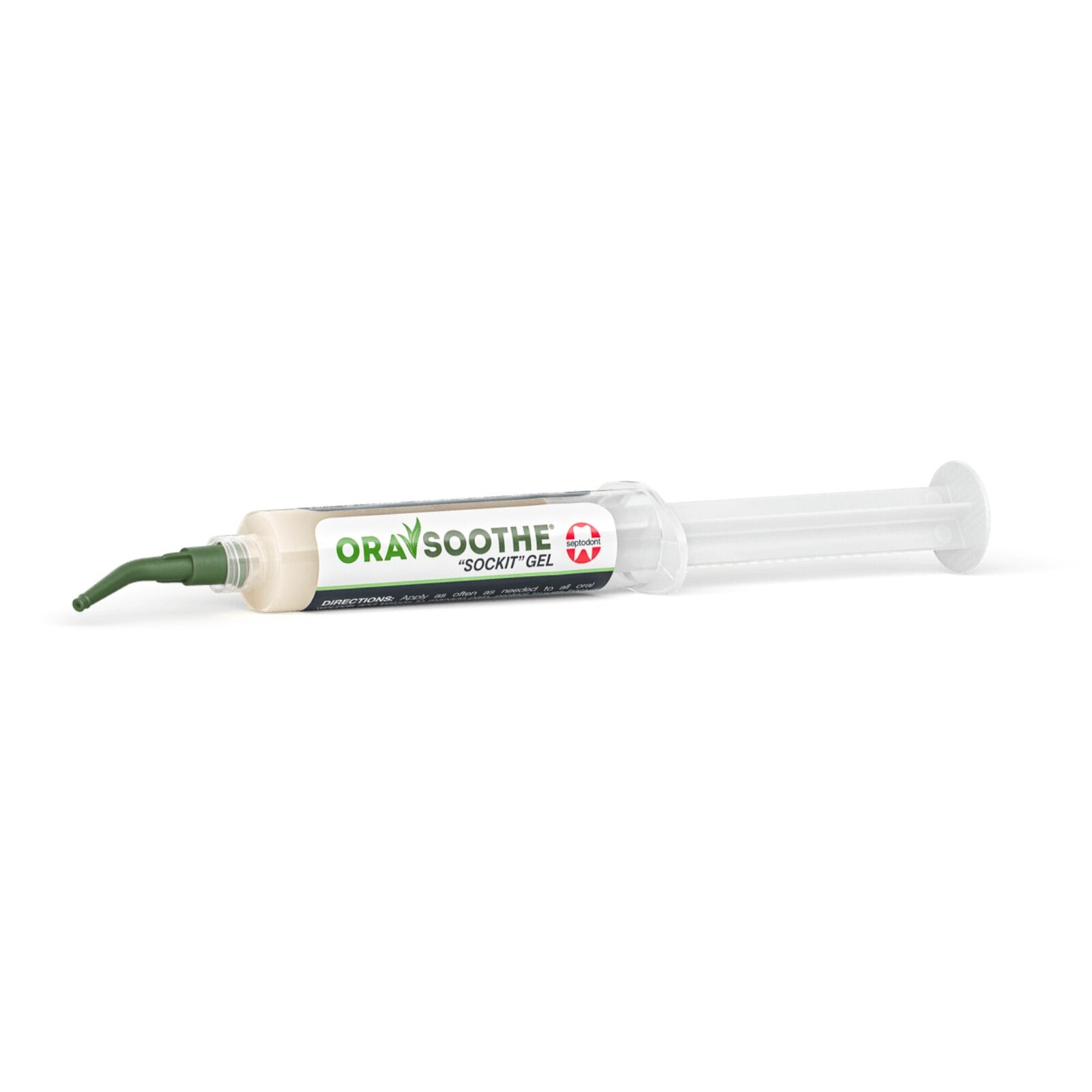 Orasoothe Sockit Oral Hydrogel Wound Dressing Syringe, 25/Pk