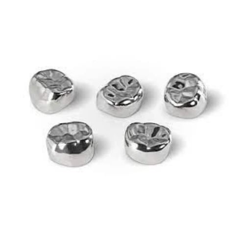 Evolve Stainless Steel Primary Molar Crown, 2nd Lower Left (#3), Box of 5