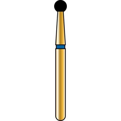 Alpen Multilayer Diamond Round FG 801-021C, Medium Grit, 5/Pk