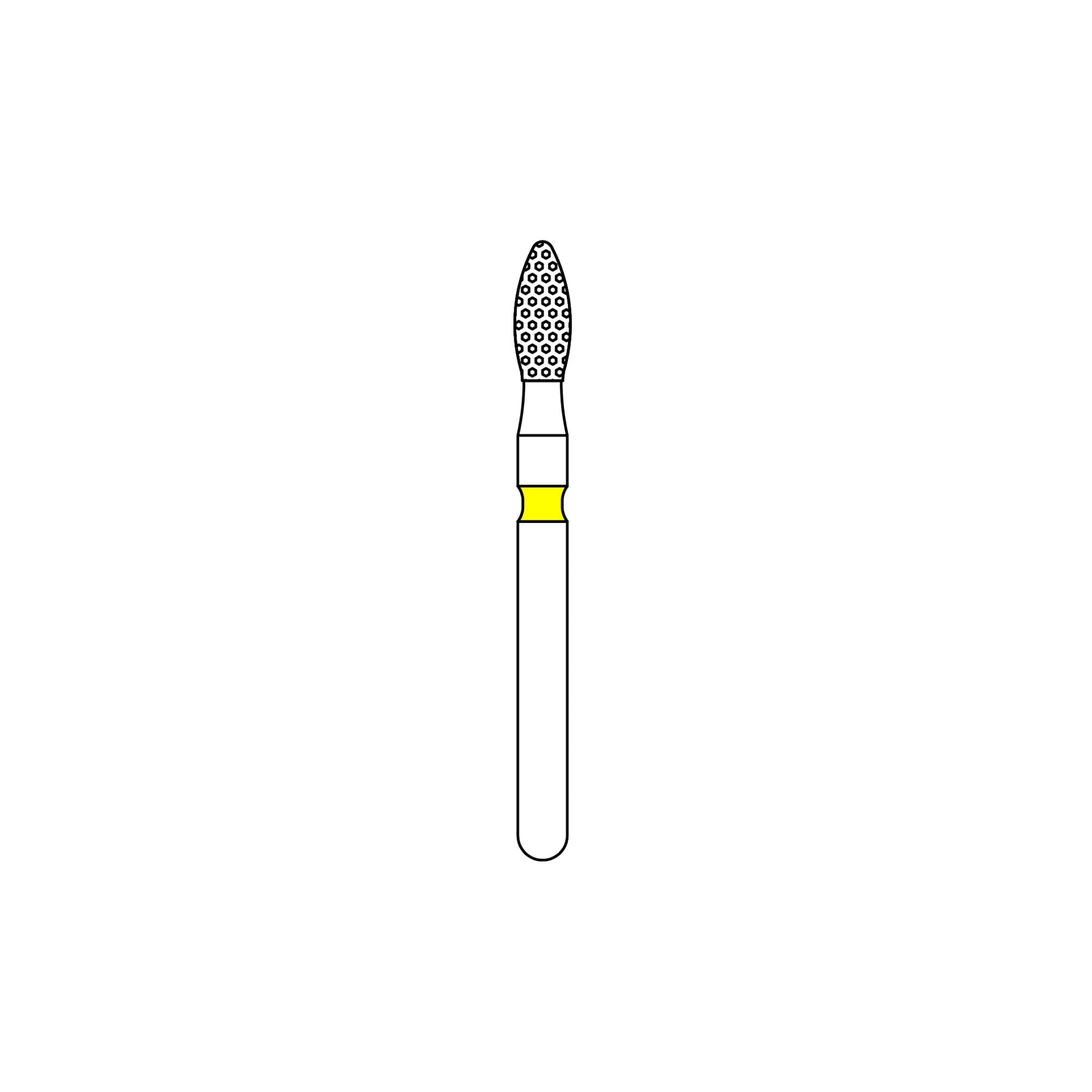 PRIVA Diamond Burs FG 368-018XF, 5/Pk