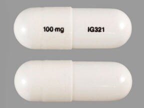 Gabapentin Capsules 100mg, 100 Count Bottle
