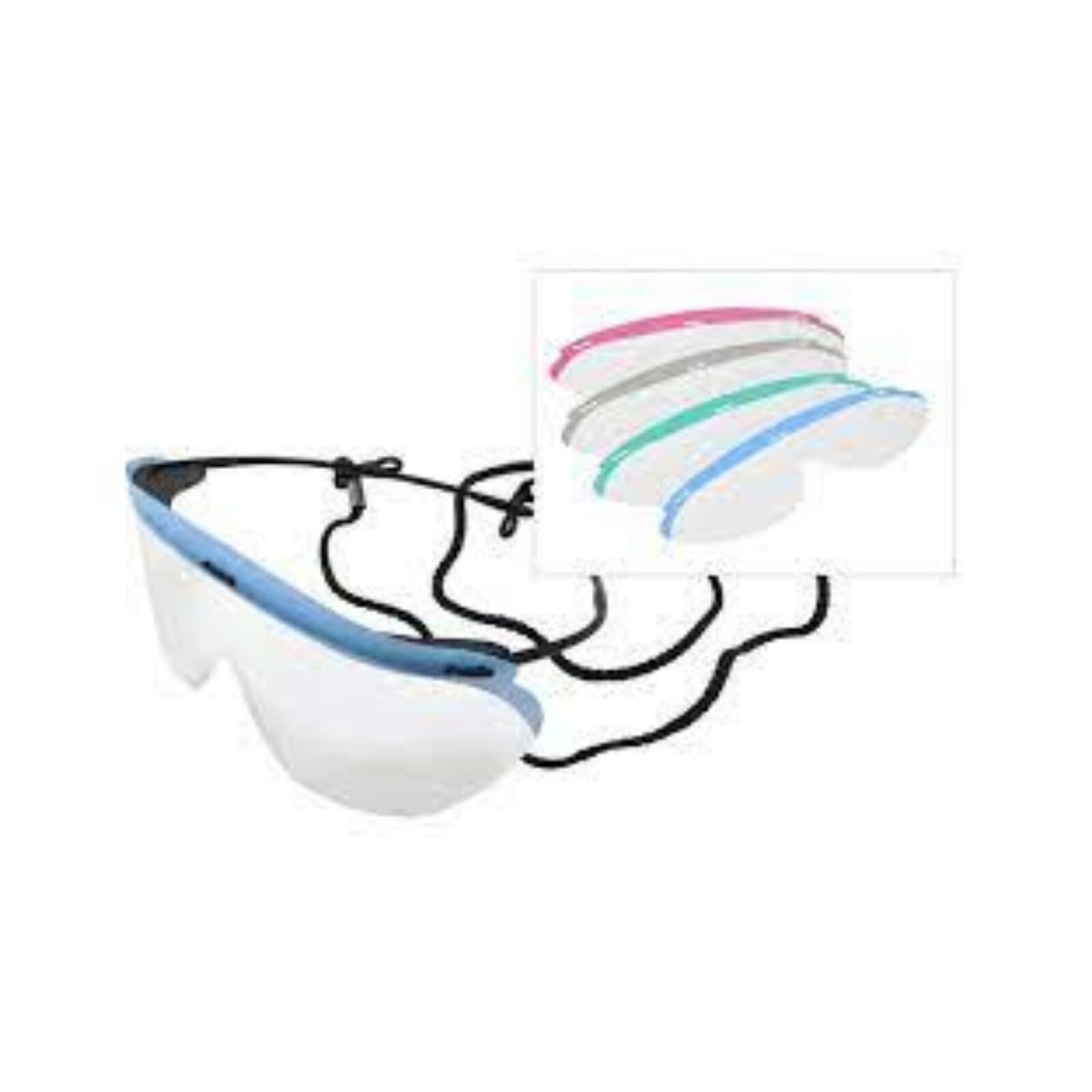 Dynamic Disposables Safety Eyewear Value Pack, Fog-Free, Anti-Glare, Fits Over Prescription Glasses