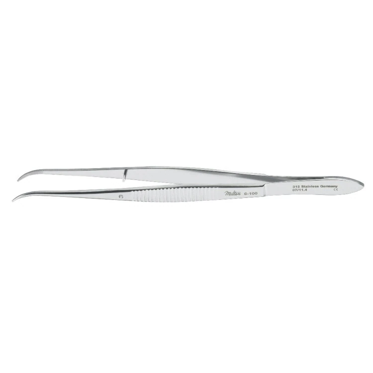 Miltex Dressing Forceps, Curved Narrow