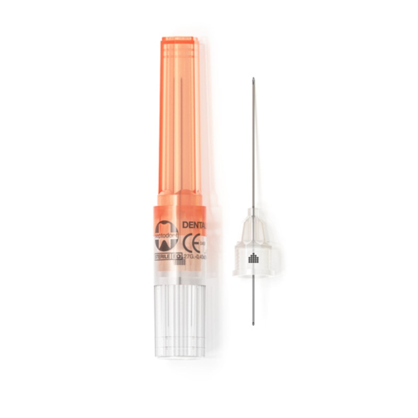 Septodont Septoject Needles, 27 Gauge Short, Orange Hub, 100/Box