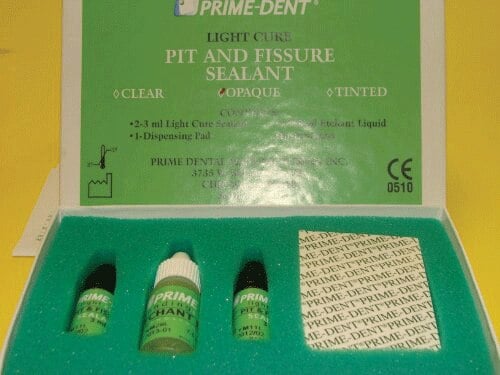 VLC Pit and Fissure Sealant Bottle Kit, Clear, 2 x 3ml Sealant + 7.5ml Etch
