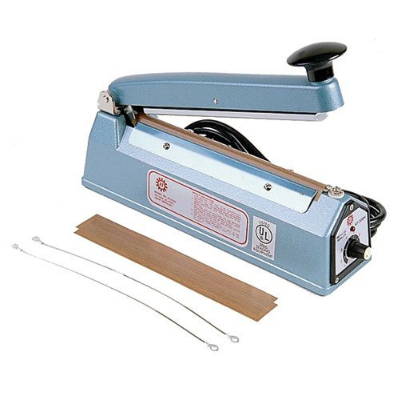 Defend Impulse Heat Sealer, 110 Volt, 8" Sealing Element, ETL Certified