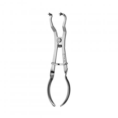 Hu-Friedy Rubber Dam Forceps, 6-1/2" (17cm), German Stainless Steel, Handcrafted, RDF