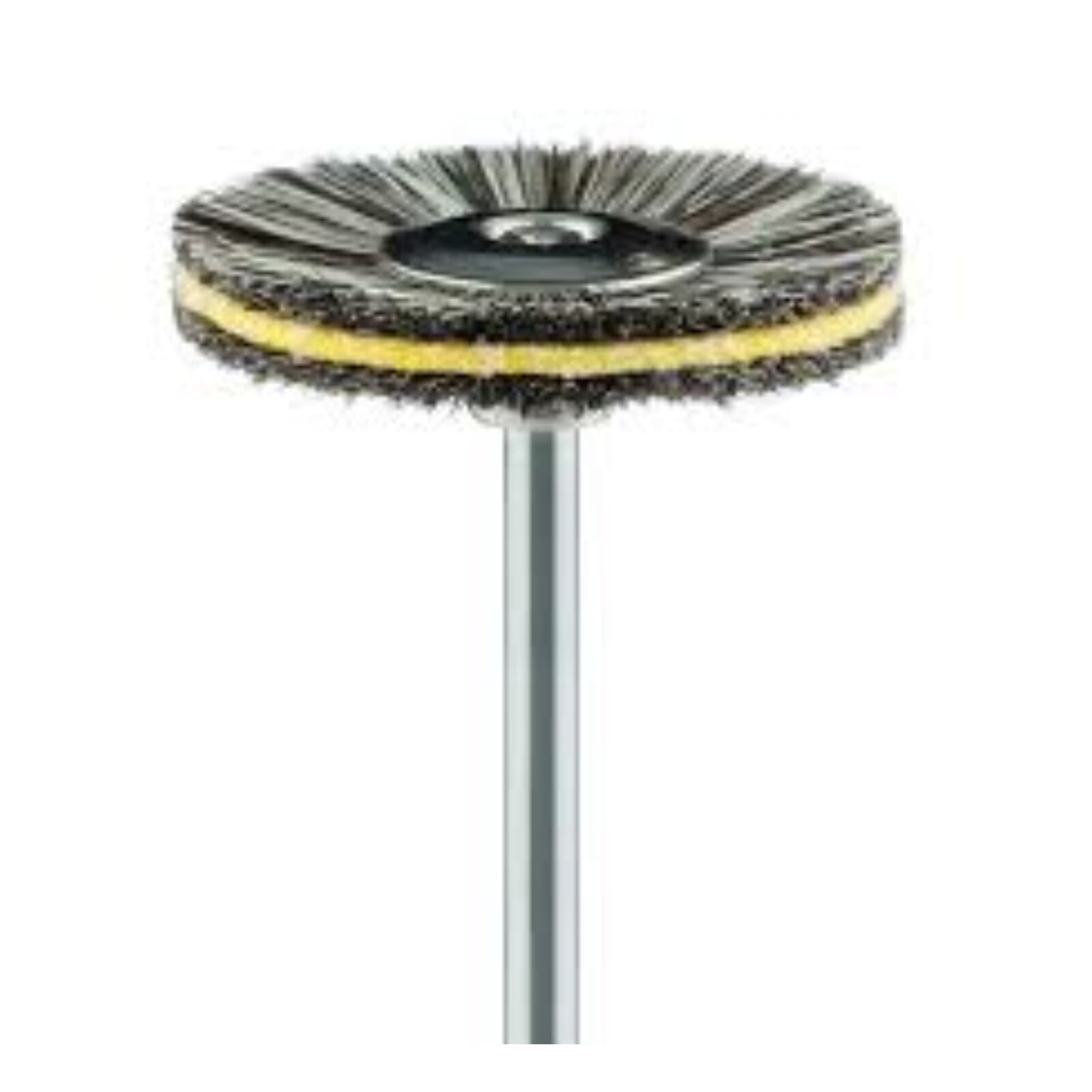 Meisinger Goat Hair Polisher Brush with Leather, 22mm, HP, 3-Ply, Gray, 5/Pk