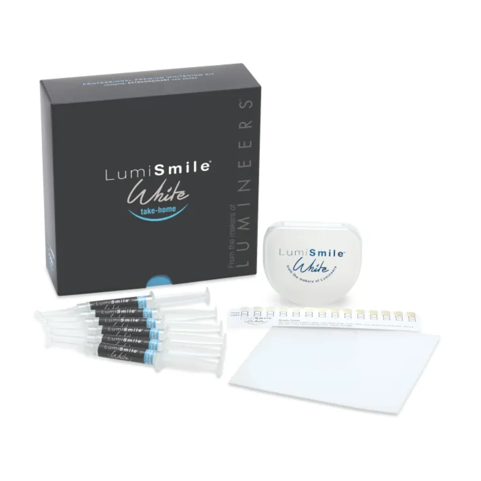 LumiSmile White 16% Take-Home Whitening Kit, 6 Syringes, No Fluoride