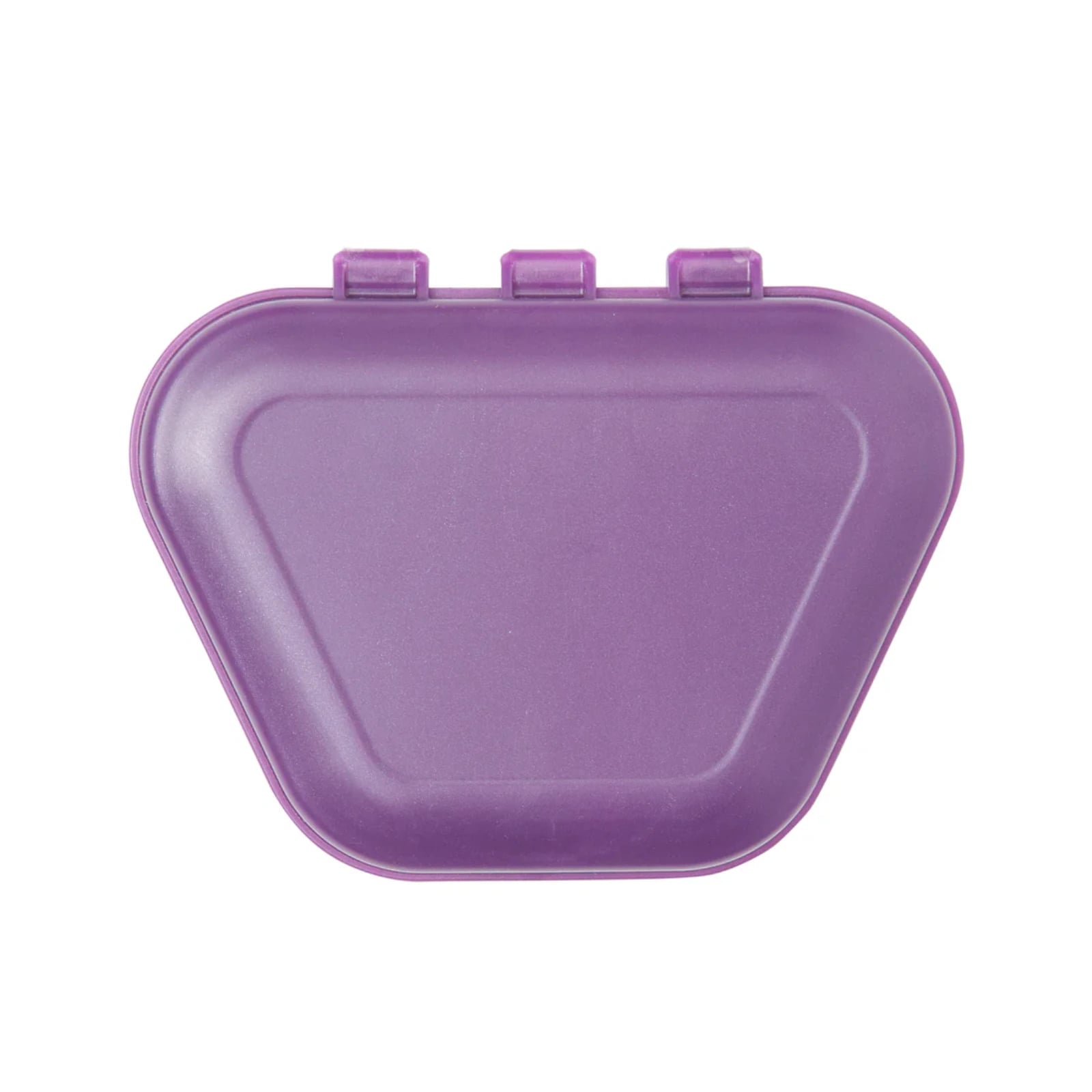 Zirc Imprinted Denture Box, Plum, 4-3/8" x 3-3/8" x 2", 144/Pack, 30V800E