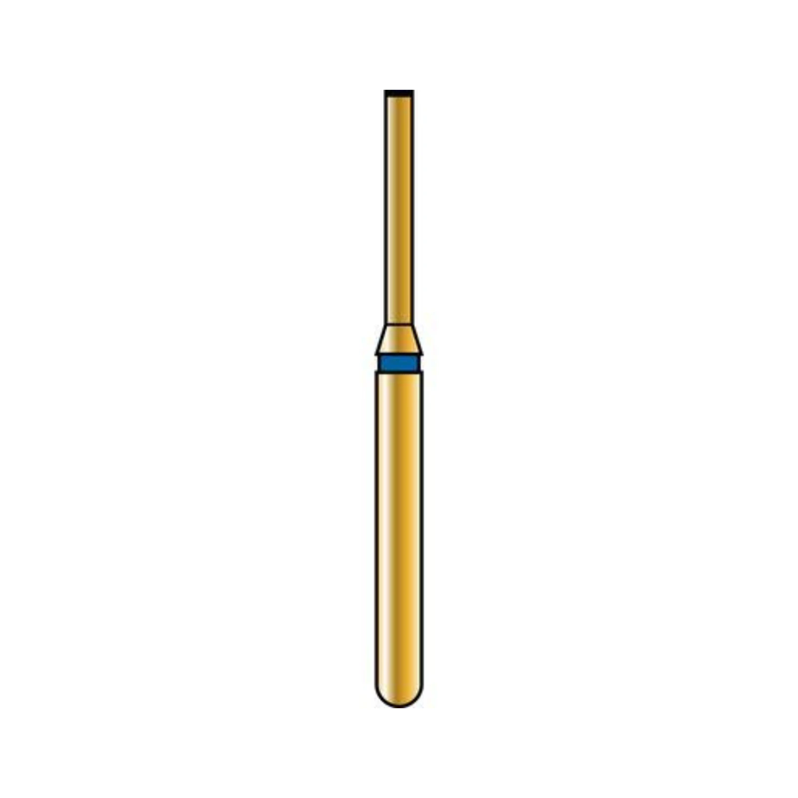 Alpen Multi-Use Diamond Bur, FG, End Cutting, #839, 1.0 mm, Coarse Grit, Green, 5-Pack, R839C010FG