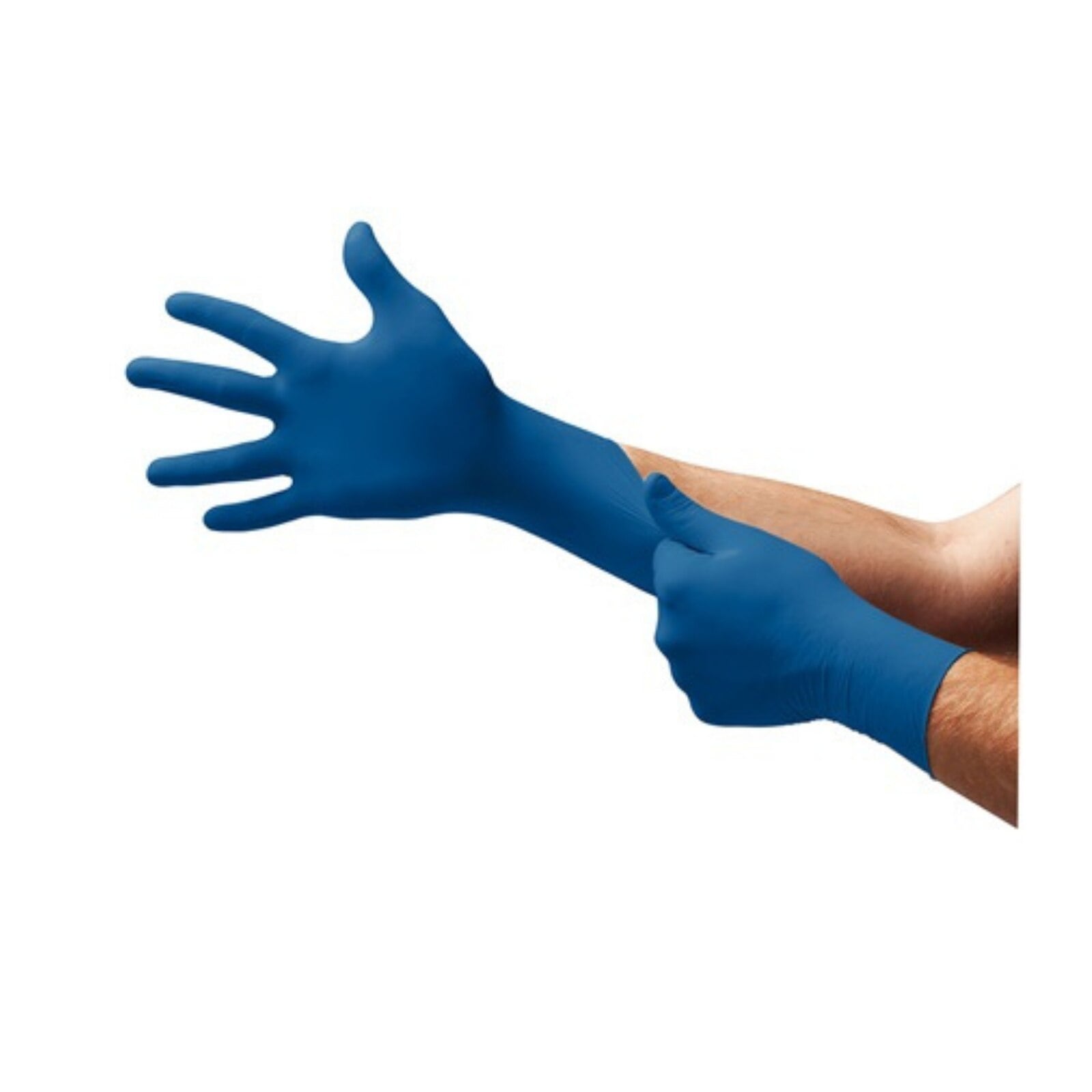 UltraSense® EC Nitrile Exam Gloves, Powder Free, Latex Free, Non-Sterile, Extra Small, Blue, 100/Box, USE-880