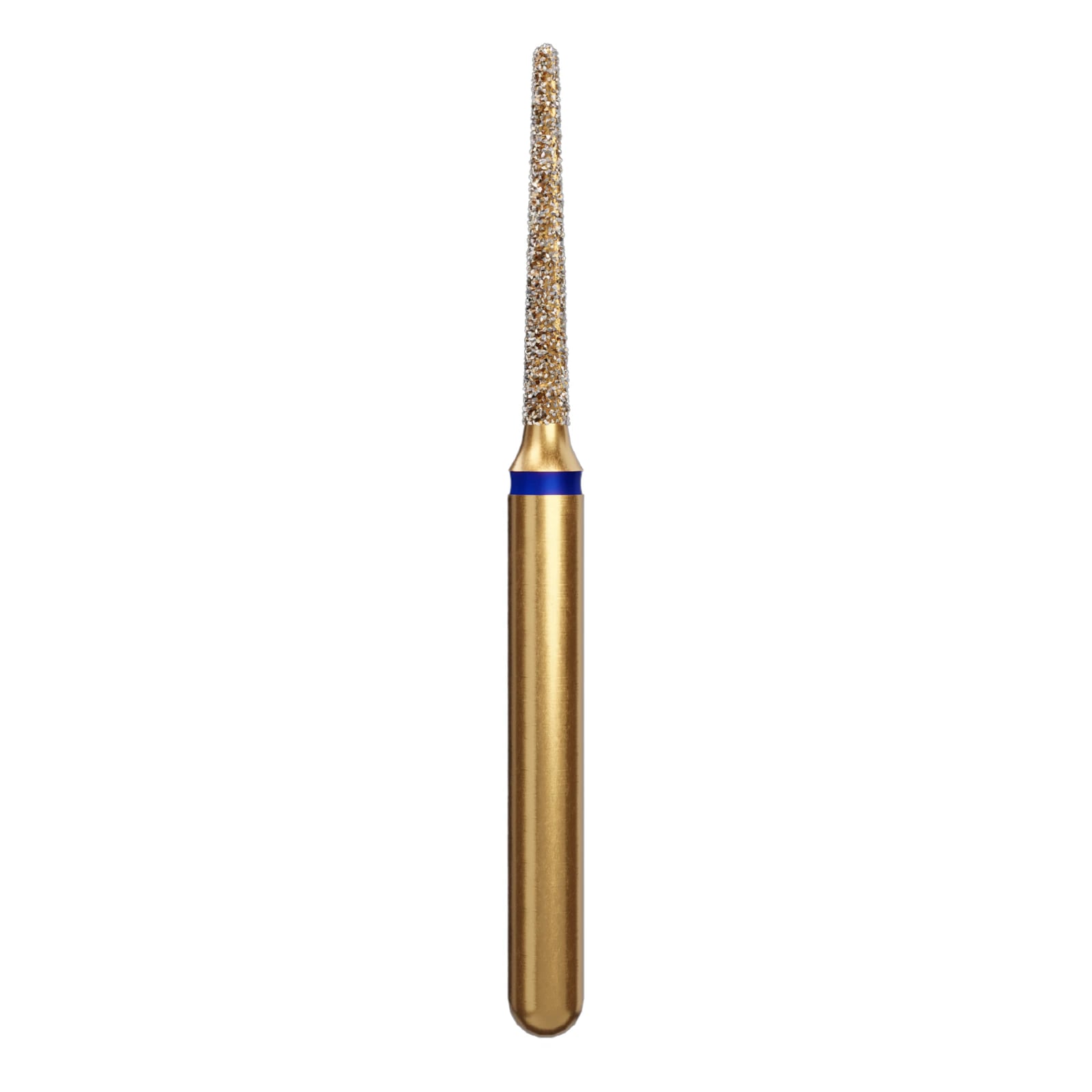 Coltene Whaledent Alpen Multilayer Diamond Bur FG 856-012, Coarse Grit, Round End Taper, 1.2mm Diameter, 5/Pk