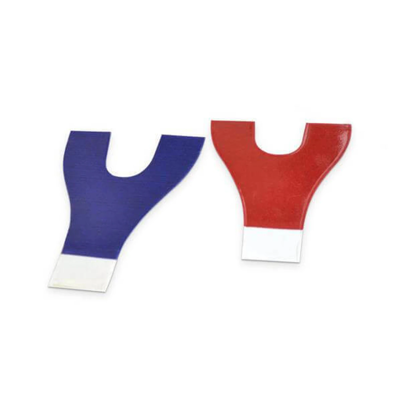 Miltex Articulating Paper Horseshoe, Red/Blue, Thin, 12 per Box