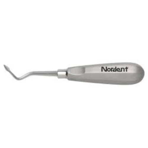 Nordent Elevator SE Bernard Left #201 Handle, Single-Ended, Stainless Steel, #EB61