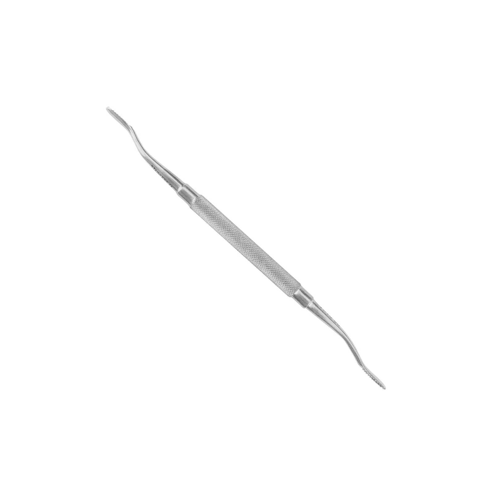 Bone File #12A Cross-Serr, Stainless Steel, Surgical Instrument
