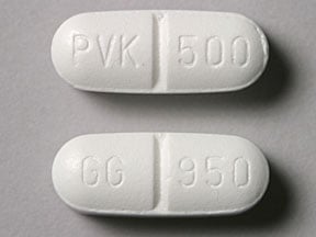Penicillin VK 500mg Tablets, 100 Count Bottle