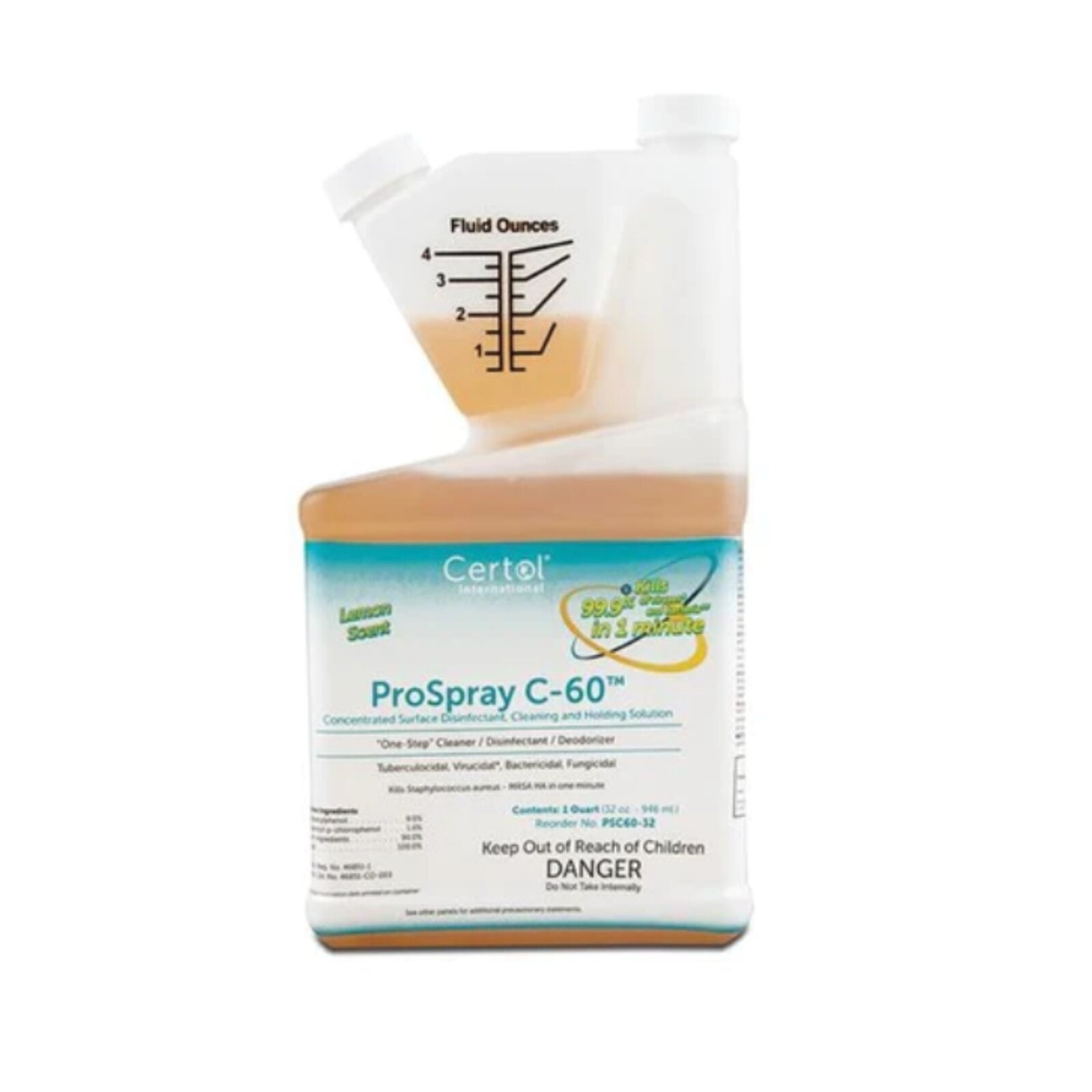 ProSpray C-60 Concentrated Disinfectant/Cleaner, 32 oz Meter Dose Bottle