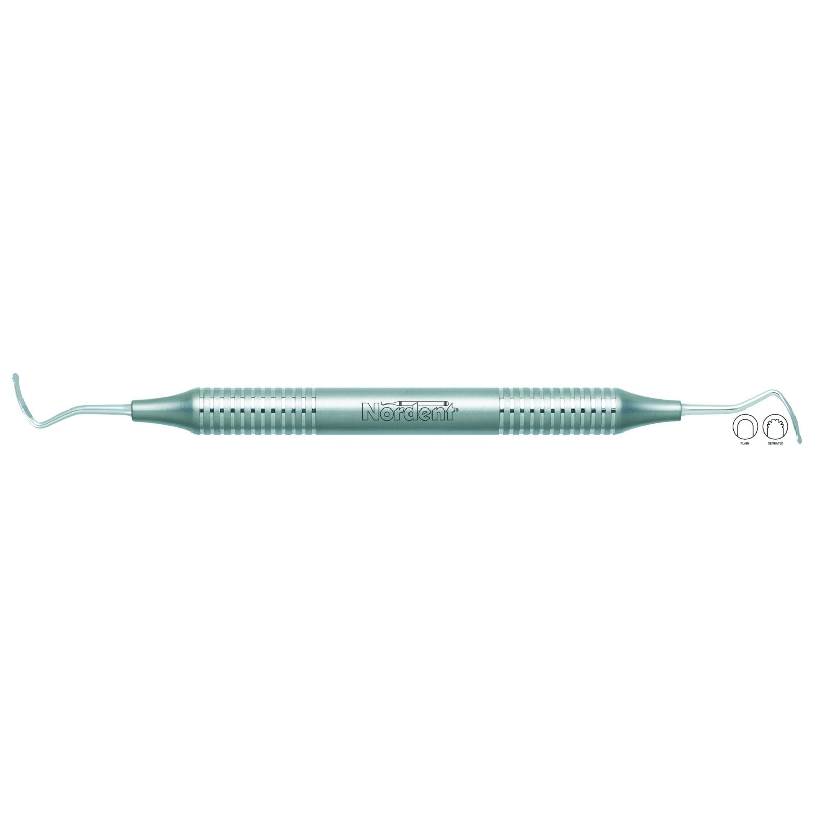 Gingival Cord Packer DE #213 Serrated Anatomical DuraLite Round Handle, Nordent