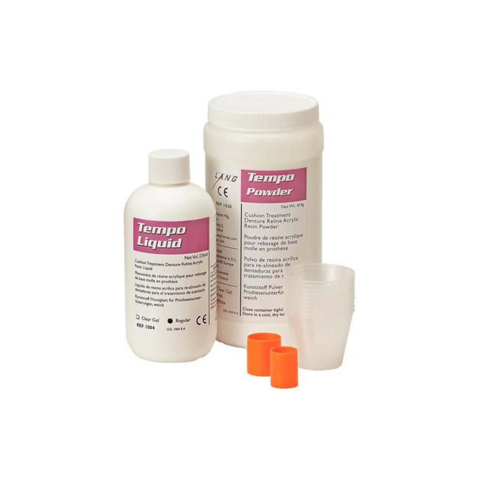 Tempo® Pound P1 Pack, Tissue Conditioner, 454g Powder & 236ml Liquid