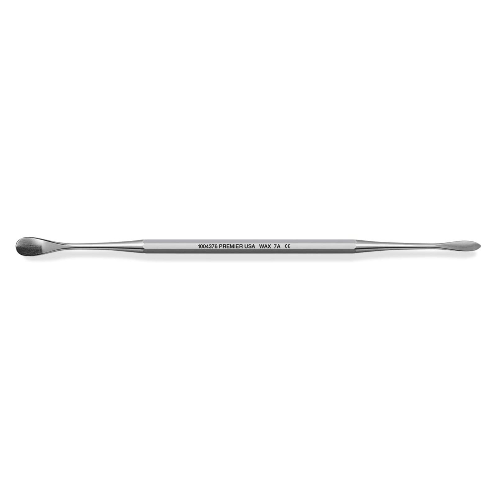 Premier Wax Spatula #7A, Double-End, Simple Stem, Stainless Steel, 1/Pk, 1004376